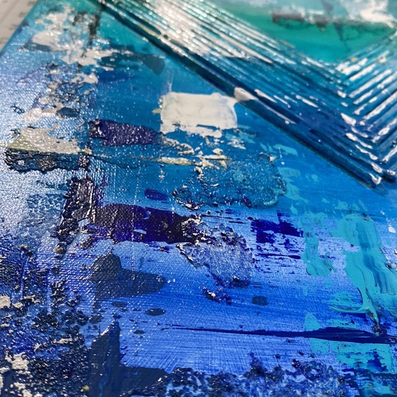 Handmade abstract acrylic painting - Picture 10 of 11